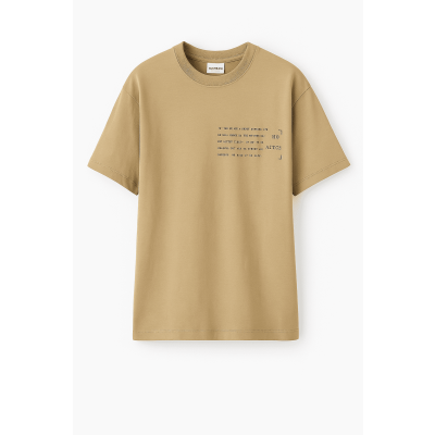 T-Shirt Βαμβακερό WW1069TS-C Μπέζ