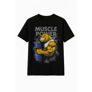 Ανδρικό Βαμβακερό T-Shirt CM-8812-2 Μαύρο