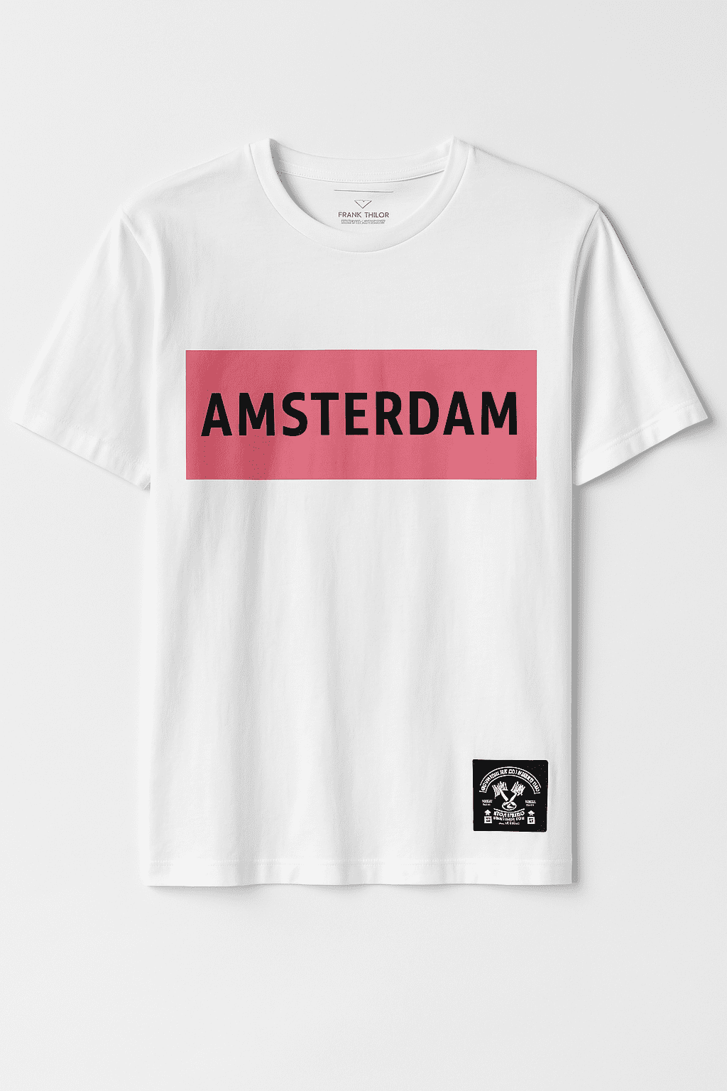 Ανδρικό Βαμβακερό T-Shirt FT-256-2 White