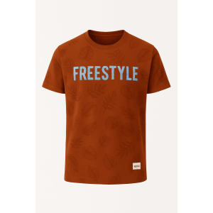 Ανδρικό Βαμβακερό T-Shirt FT-614-46 Brick