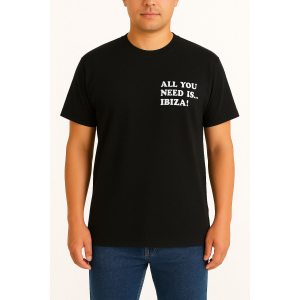 Ανδρικό Βαμβακερό Oversize T-Shirt WW1105TS-A Μαύρο