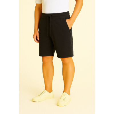 Ανδρική Βαμβακερή Βερμούδα CP-4402-1 Μαύρη