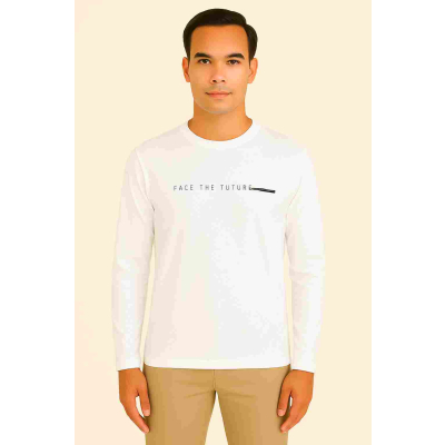 Ανδρική μπλούζα FK-700 Ασπρη