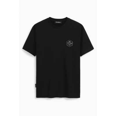 Ανδρικό T-Shirt The Top One Βαμβακερό Μαύρο 1010-3