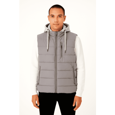 Ανδρικό αμάνικο μπουφάν VV22-5 Γκρί
