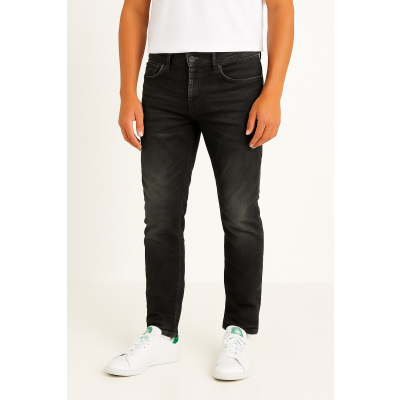 Ανδρικό Τζίν Παντελόνι BK364 Μαύρο