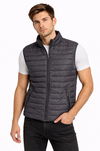 Ανδρικό Αμάνικο Μπουφάν 2750-1 Μαύρο