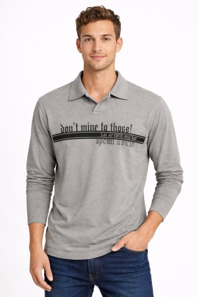 Ανδρική Μπλούζα DP47102 Γκρί