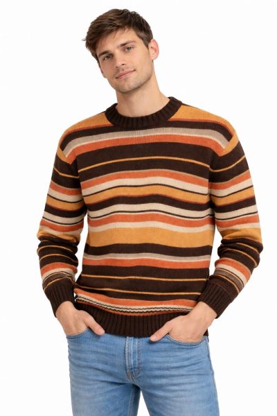 Ανδρικό Πλεκτό DP963021 Πορτοκαλί