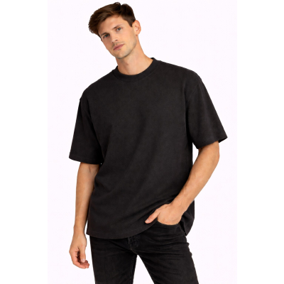 Ανδρικό T-Shirt Πικέ BTK25E-557-1 Μαύρο