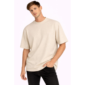 Ανδρικό T-Shirt Πικέ BTK25E-557-2 Μπέζ