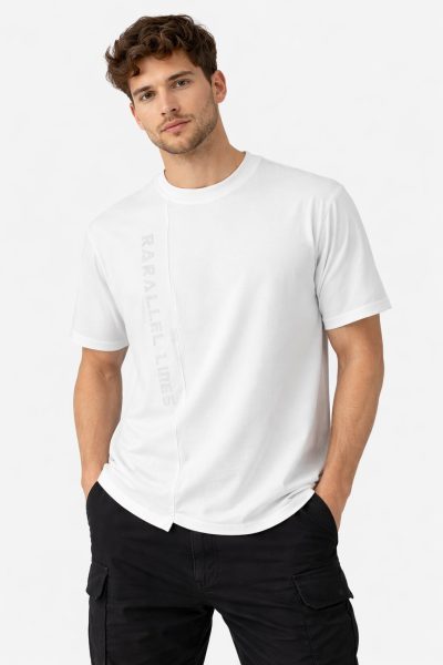 Ανδρικό T-Shirt 1652J-2 Ασπρο