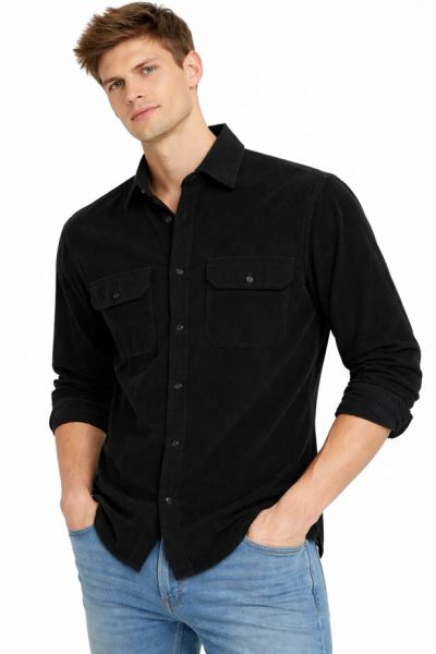 Ανδρικό Πουκάμισο FC45876 Μαύρο