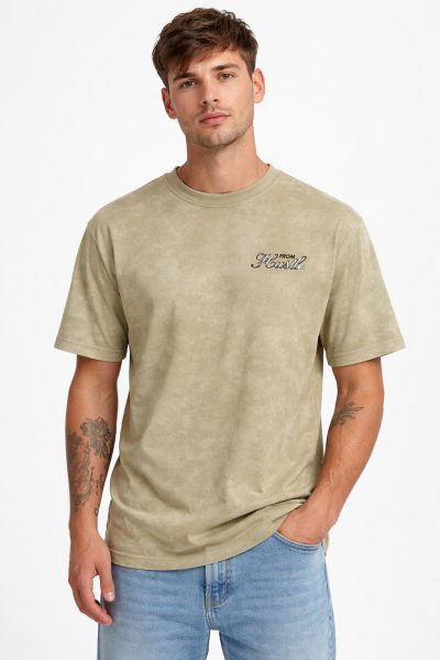 Ανδρικό T-Shirt MD6809-3 Μπέζ