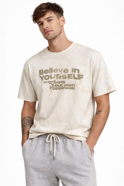 Ανδρικό T-Shirt 7667-2 Ασπρο