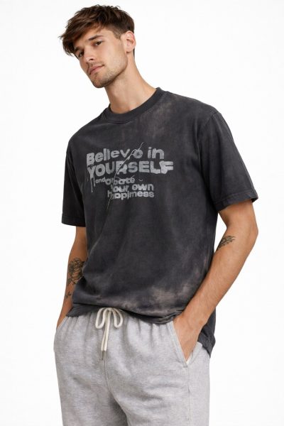 Ανδρικό T-Shirt 7667-1 Μαύρο