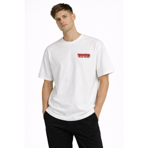 Ανδρικό T-Shirt MD6578-2 Ασπρό