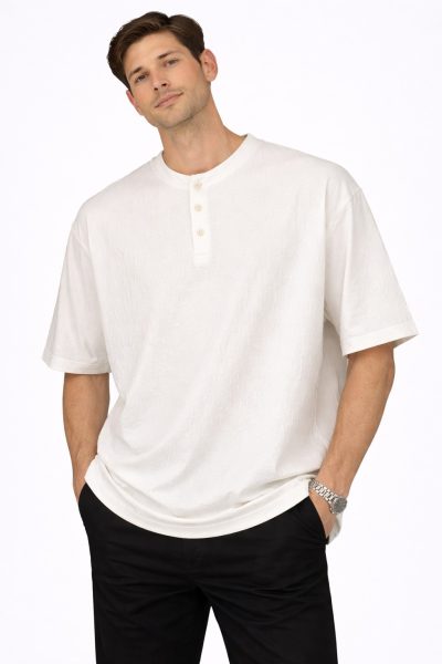 Ανδρικό T-Shirt 7L067-2 Ασπρο