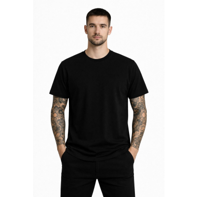 Ανδρικό Βαμβακερό T-Shirt CP1100DIAS-1 Μαύρο