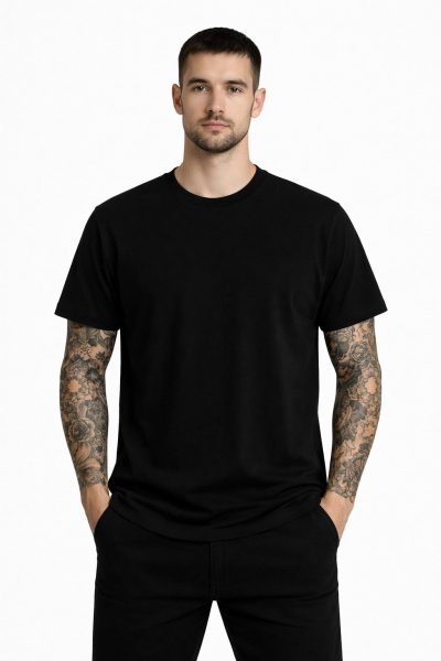 Ανδρικό Βαμβακερό T-Shirt CP1100DIAS-1 Μαύρο