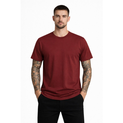 Ανδρικό Βαμβακερό T-Shirt CP1100DIAS-12 Μπορντό