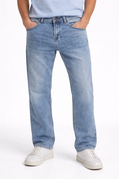 Ανδρικό Τζίν Παντελόνι Regular-Fit G1214 Μπλέ