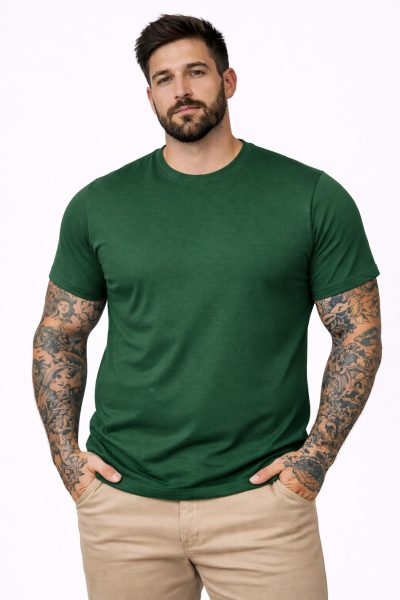 Ανδρικό T-Shirt Big Size SP-1101-7 Πράσινο