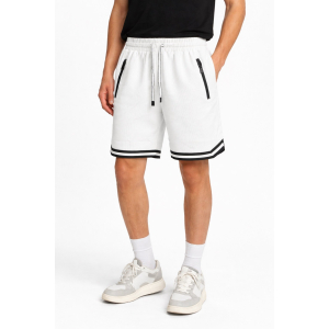 Ανδρική Βερμούδα Jogging 1074-3 Ασπρη