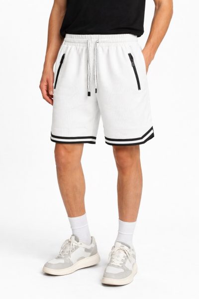 Ανδρική Βερμούδα Jogging 1074-3 Ασπρη