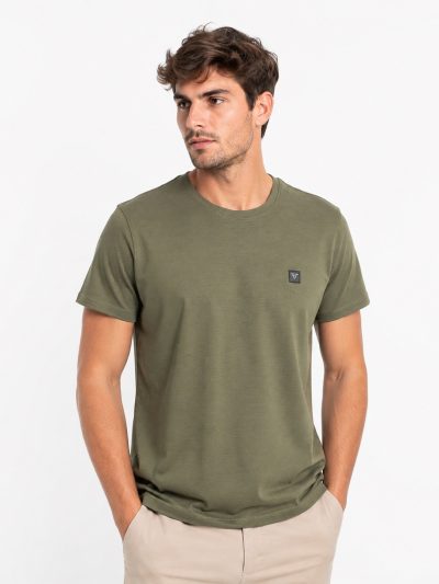 Ανδρικό T-Shirt FT-122-6 Χακί